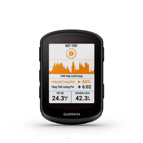 Thiết bị GPS cho xe đạp Garmin Edge 840 Solar